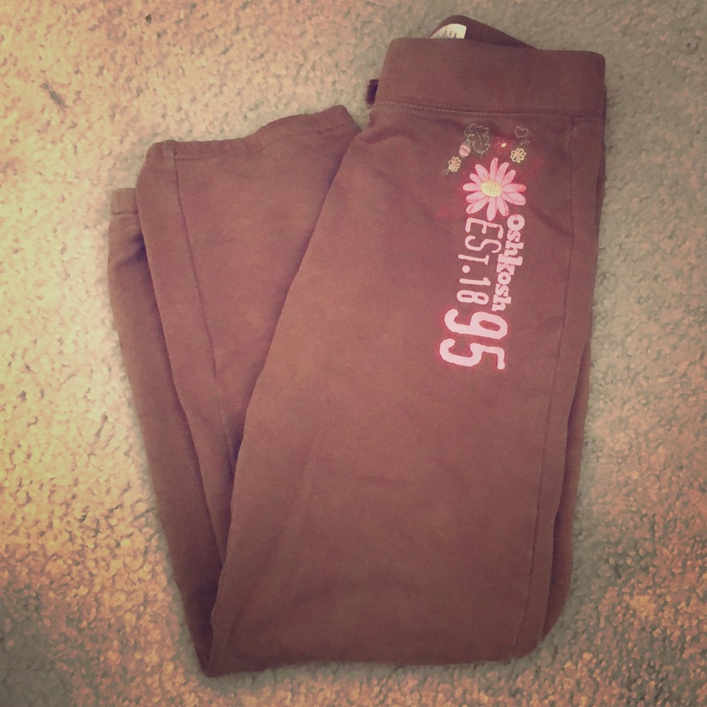 Brown sweatpants